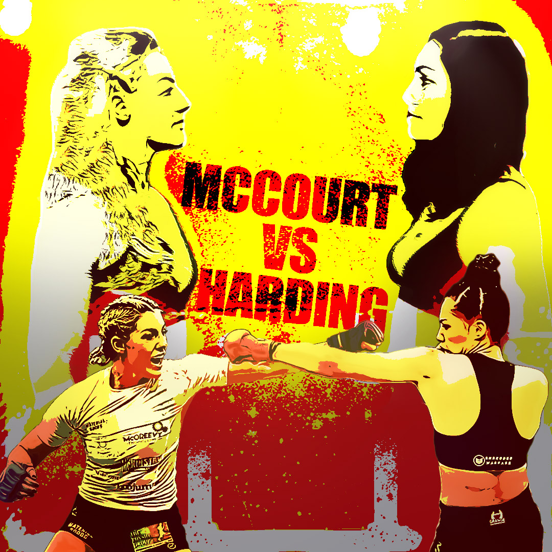 @leahmccourtmma vs. @harding_janay 
• Bellator 259 @BellatorMMA 
• May 21 

#mma #wmma #Bellator259 
#LeahMcCourt #JanayHarding