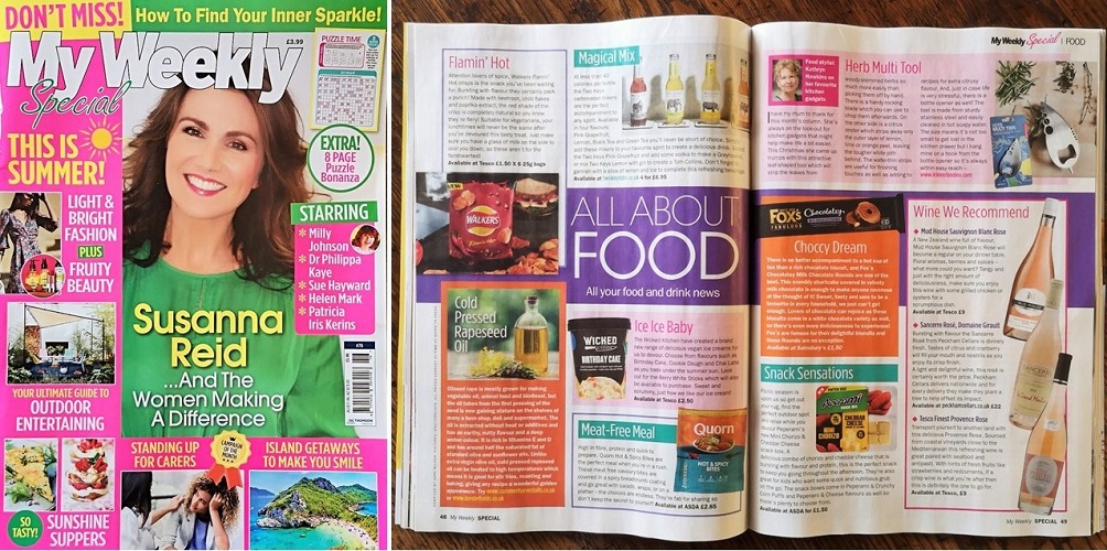 Food_KathrynH's tweet photo. On the All About Food pages of this month's @My_Weekly Special, my columns on my favourite "amber nectar" and a great wee gadget for preparing herbs #myweeklyspecial #allaboutfood #ambernectar #coldpressedrapeseedoil #scottishrapeseedoil #herbmultitool https://t.co/QQUt2ZHsw3