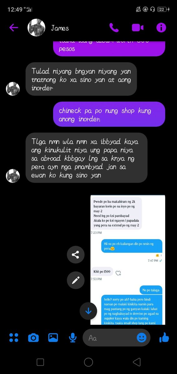 dreami_ph's tweet photo. #BOGUSBUYER #JOYRESERVER
basahin niyo na lng ho ung convo.
And if magtatanong kayo kung sure bang nanay niya ung kausap ko. YES PO mother niya. Chineck ko ung fb niya, and chinat ko mismo ung account ng nanay niya kung siya ba ung nakausap ko nung umaga, at siya nga yon. https://t.co/SjJMi0hd6t