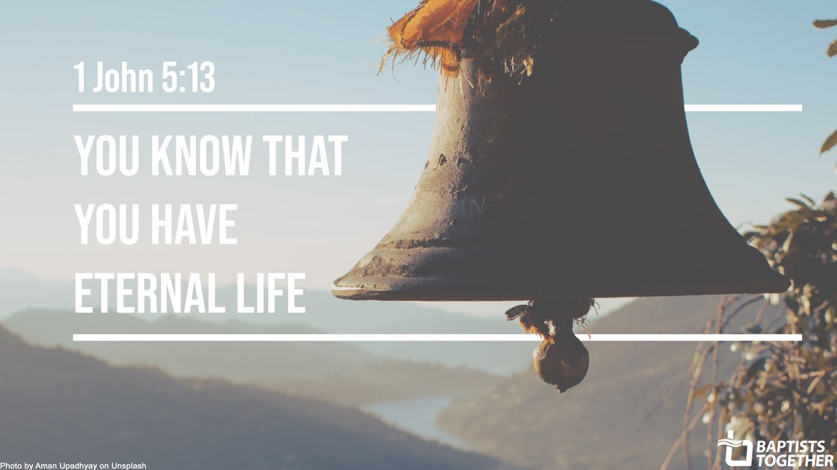 baptistuniongb's tweet photo. #lectionaryreflections
1 John 5:9-13:  I write these things to you who believe in the name of the Son of God so that you may know that you have eternal life.
All reflections are free to download, simply visit: https://t.co/d43ifTO9CJ https://t.co/8UyiZdlrBc