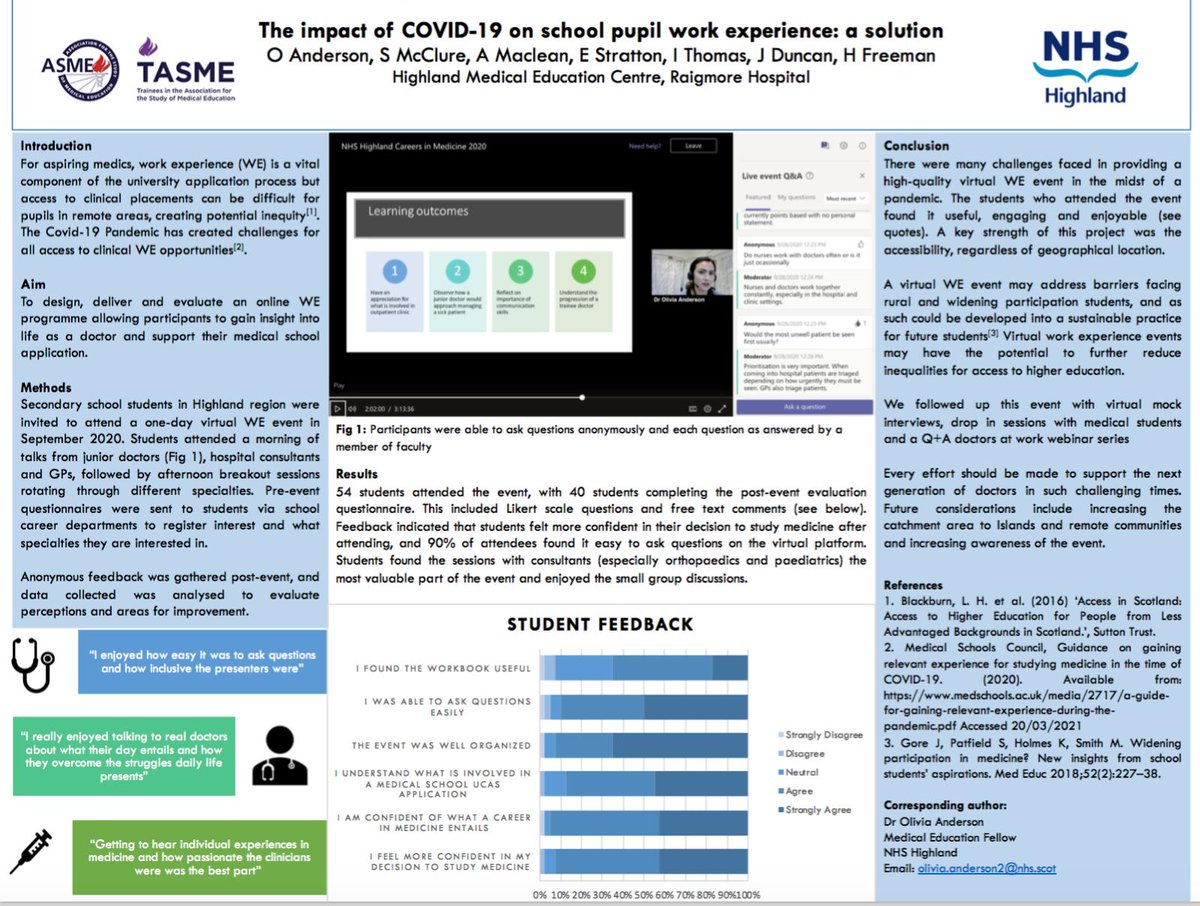 Highland Clinical Skills Centre (@high_csc) on Twitter photo Its been a busy week here! Supporting our final years @aberdeenuni_smd through their OSCEs and now presenting posters <a href="/tasme_uk/">TASME UK</a> #MedEd #WideningParticipation #workexperience <a href="/olivia_a09/">Olivia Anderson</a> <a href="/IMTInverness/">Ian Thomas</a> Its been a busy week here! Supporting our final years @aberdeenuni_smd through their OSCEs and now presenting posters <a href="/tasme_uk/">TASME UK</a> #MedEd #WideningParticipation #workexperience <a href="/olivia_a09/">Olivia Anderson</a> <a href="/IMTInverness/">Ian Thomas</a>