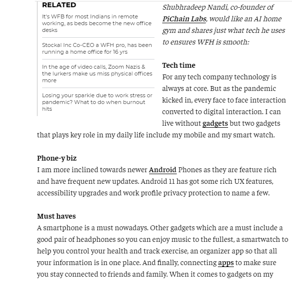 labs_pi's tweet image. The 2nd wave of the pandemic has made #WFH an indefinite permanent in our life. Our CEO &amp;amp; Co-Founder, @shubhPrevails has become an inspirational icon by transforming his home office into an anechoic chamber.
Read @EconomicTimes: bit.ly/33LyqOg
pichainlabs.com