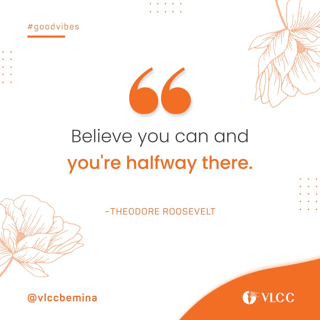 VLCCBemina's tweet photo. The biggest difference between successful people and unsuccessful people isn’t intelligence or opportunity or resources. It’s the belief that they can make their goals happen.
.
.
.
#vlcc #vlccbemina #srinagar #vlccindia #salon #life #goodvibes #success #goals #motivationalquotes https://t.co/lIMen0t9mb
