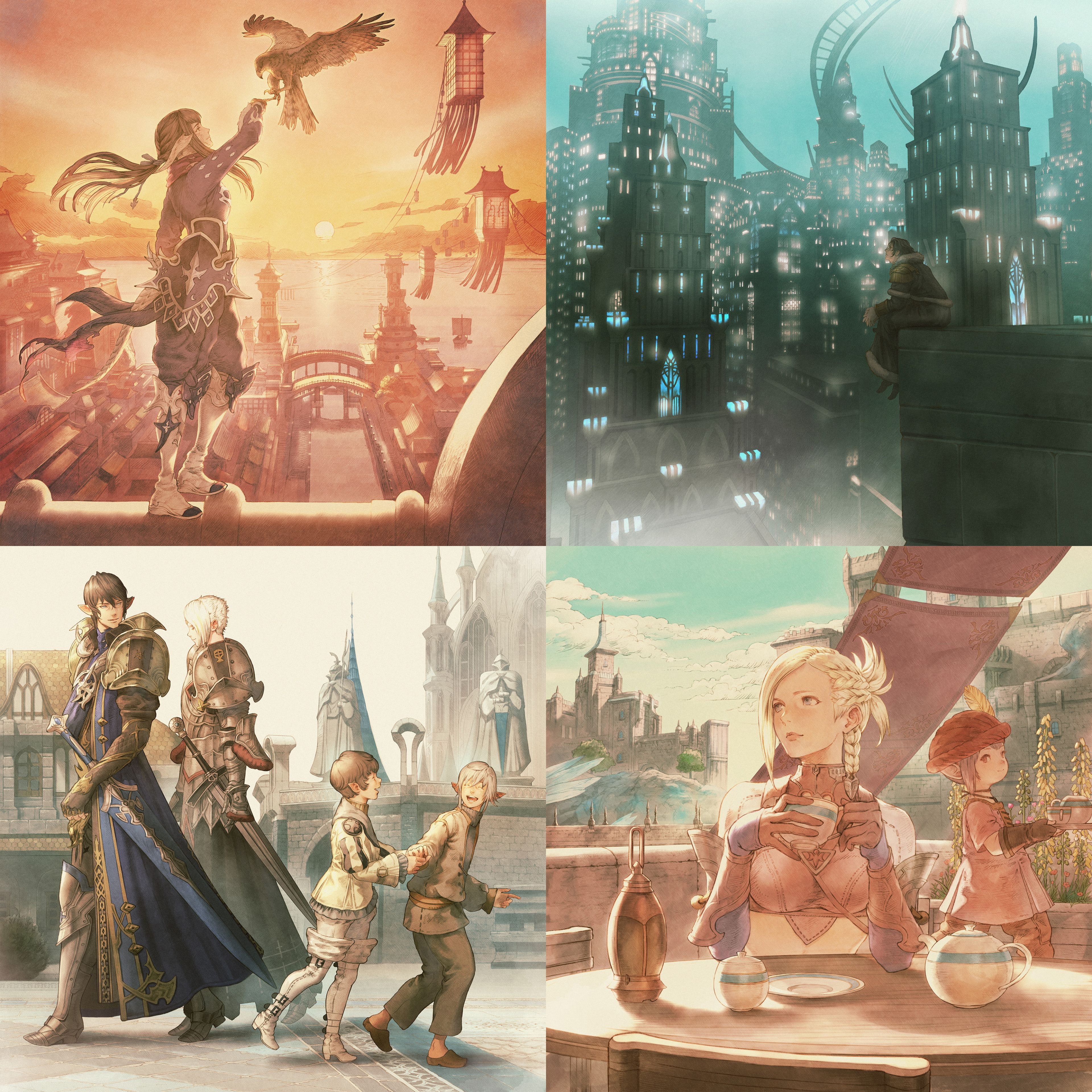 くすみ水色 FINAL FANTASY XIV Vinyl LP Box ff14 レコード | www