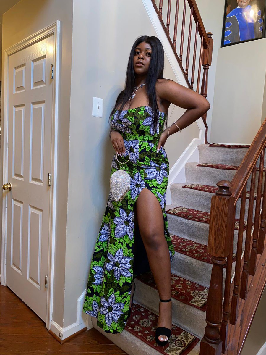 deserenana's tweet photo. Oh yeah, I went to prom #afroprom https://t.co/S2PgpHDBb5