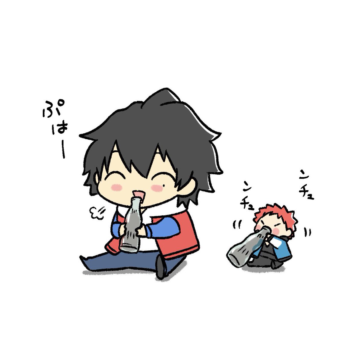 衛宮士郎 「#tobi_hanken 」|トビ犬のイラスト