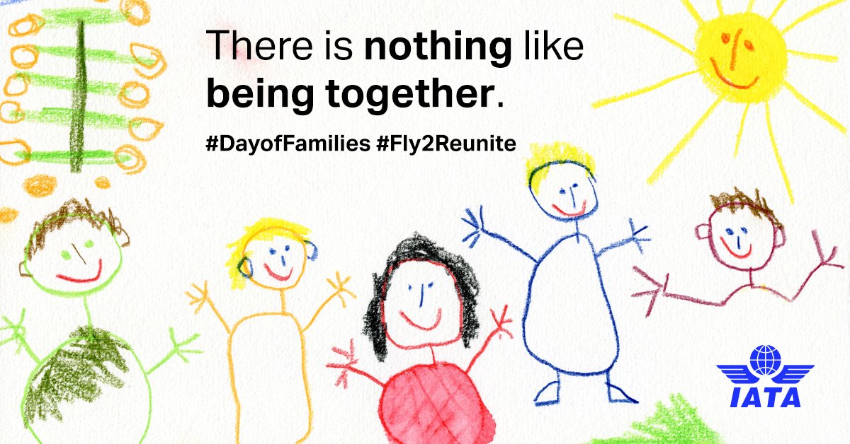 Today is Int'l #DayofFamilies but many are still apart...

Share if you are eager to safely reunite with #family after a long separation. 👪✈️❤️ #Fly2Reunite