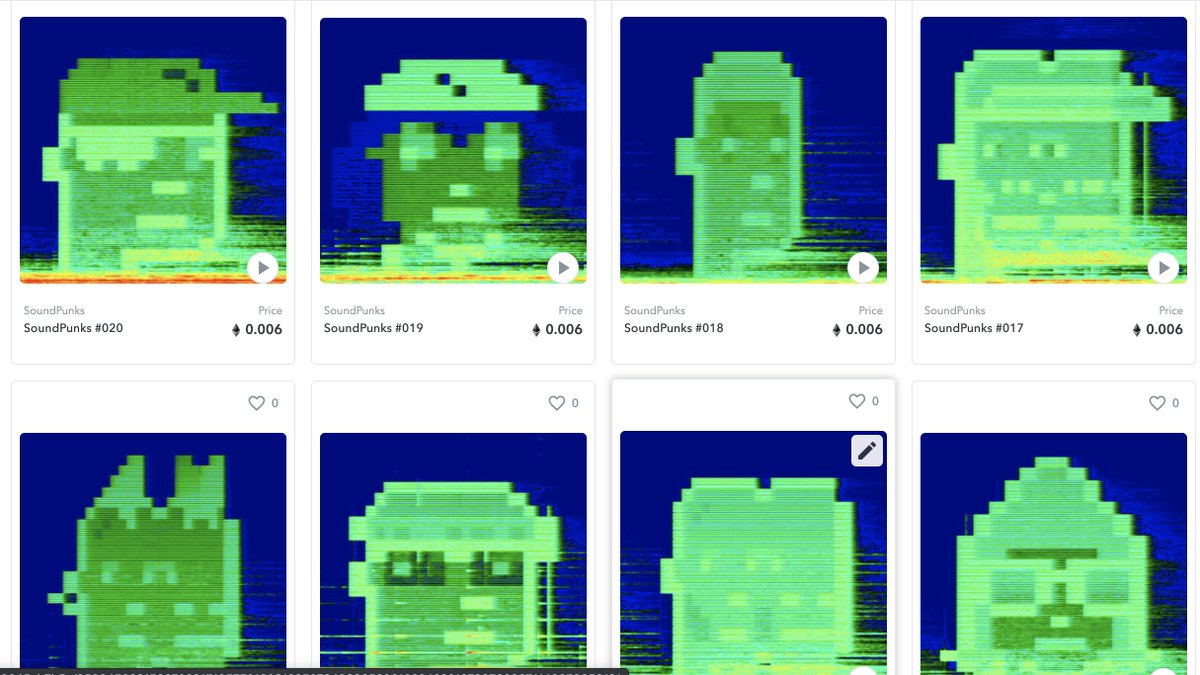 SoundPunks's tweet image. If you just want to #chill..play a Punk from my #opensea page and let it loop!! #Lofi ambient goodness 😎😎
#NFTart #soundart #cryptosounds #Cryptoart for the #NFTcommunity!!