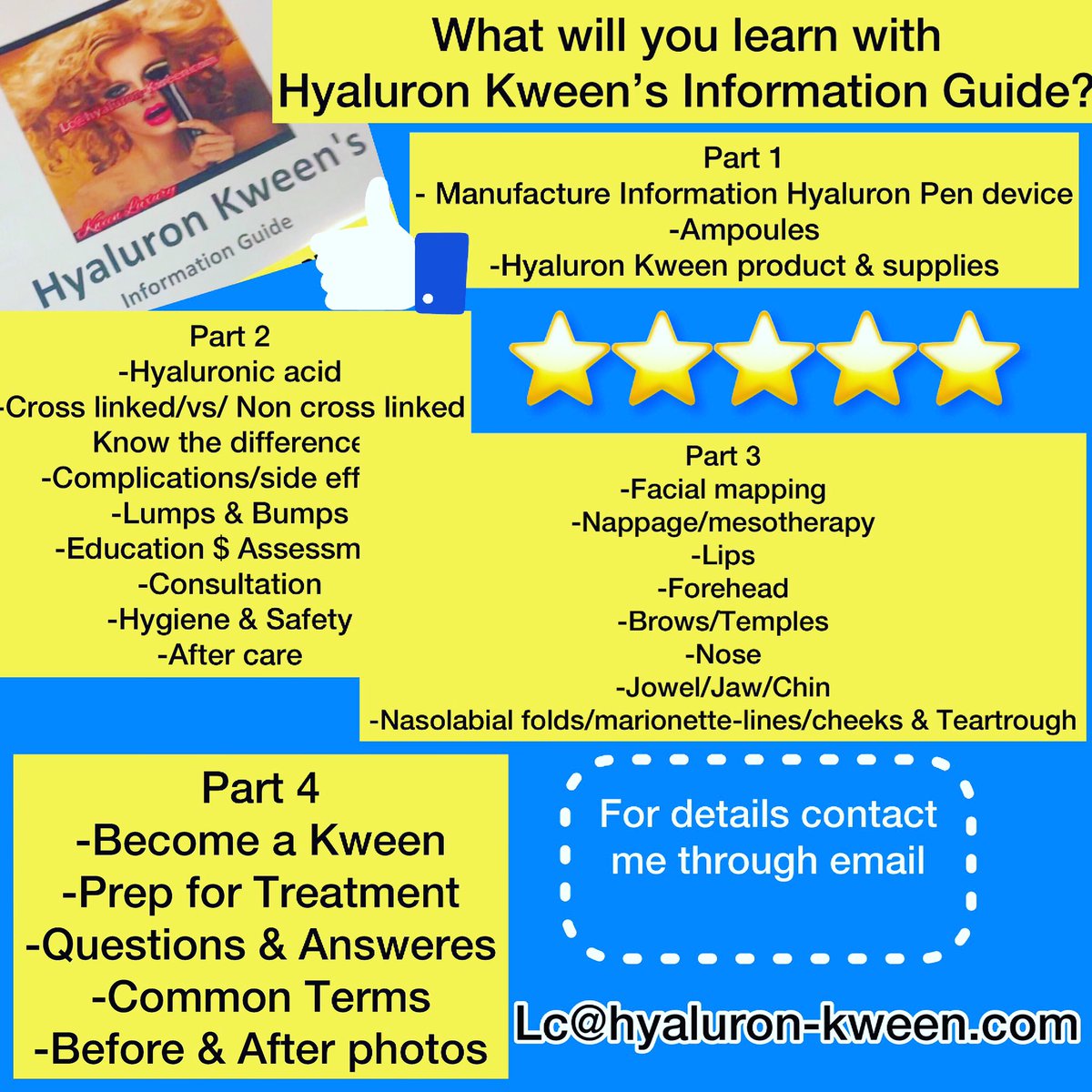 HyaluronKween's tweet photo. The only Hyaluron Handbook you need by your side💁‍♀️ Hyaluron Kween’s Information Guide will give you the confidence to use your device. Everything you need to know in one guide! Email me for details 
Lc@hyaluron-kween.com
#diyhyaluronicacidserum#hyaluron#hyaluronicacid#hyaluronpen https://t.co/wfUWOwxSnp