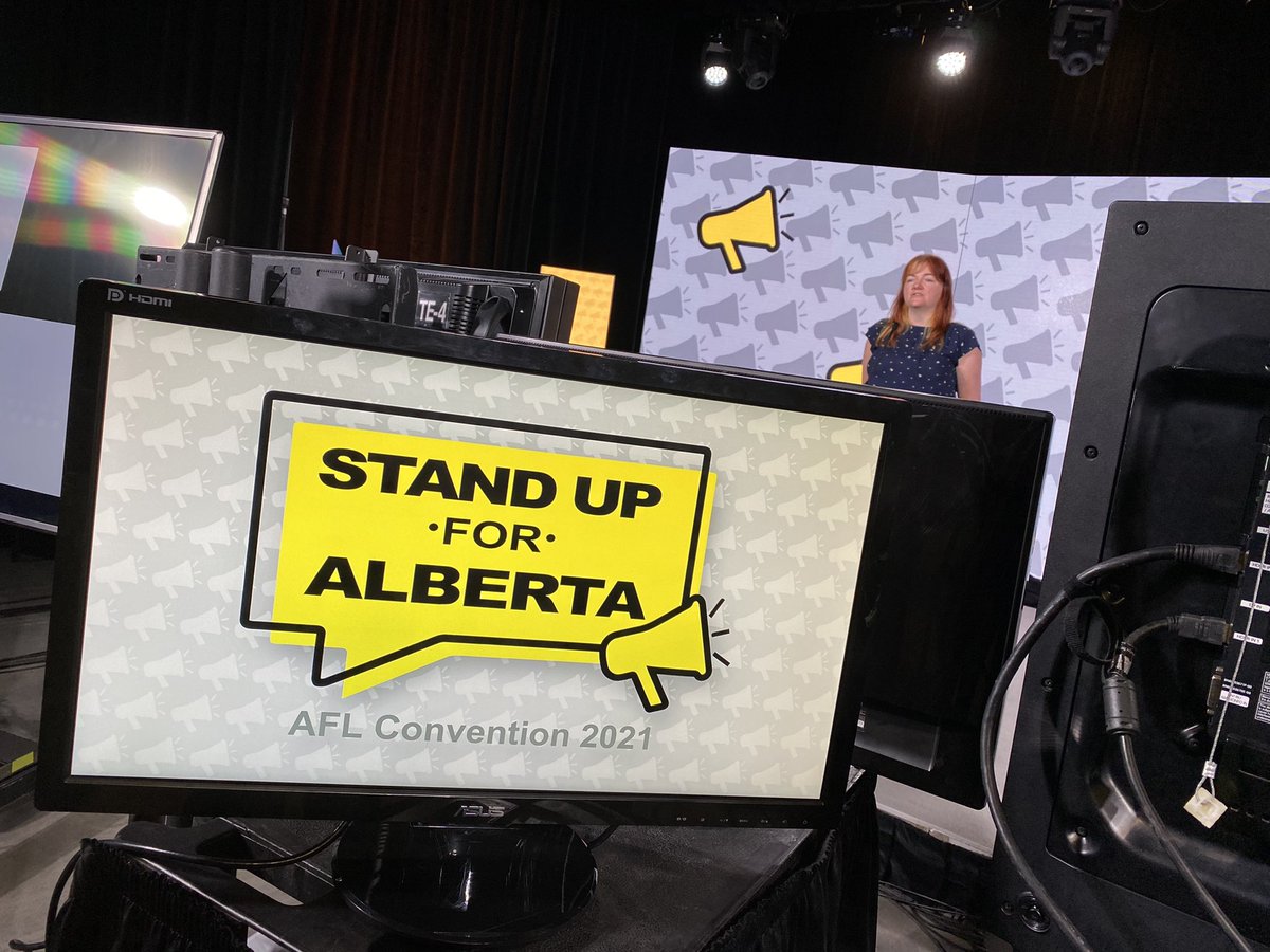 ABFedLabour's tweet photo. Welcome to Day 2 and the final day of #AFLConvention2021 #StandupforAlberta https://t.co/TDJ3d7J8qe