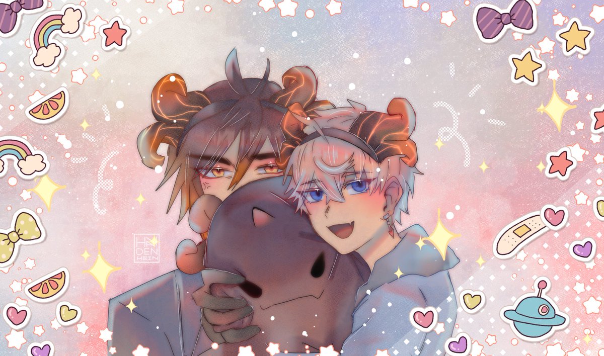 #ZhongChi #鍾タル #จงทาร์ต 
🔶💧

they dating at archon amusement park! :3 
(it's a d*sney land lol) 