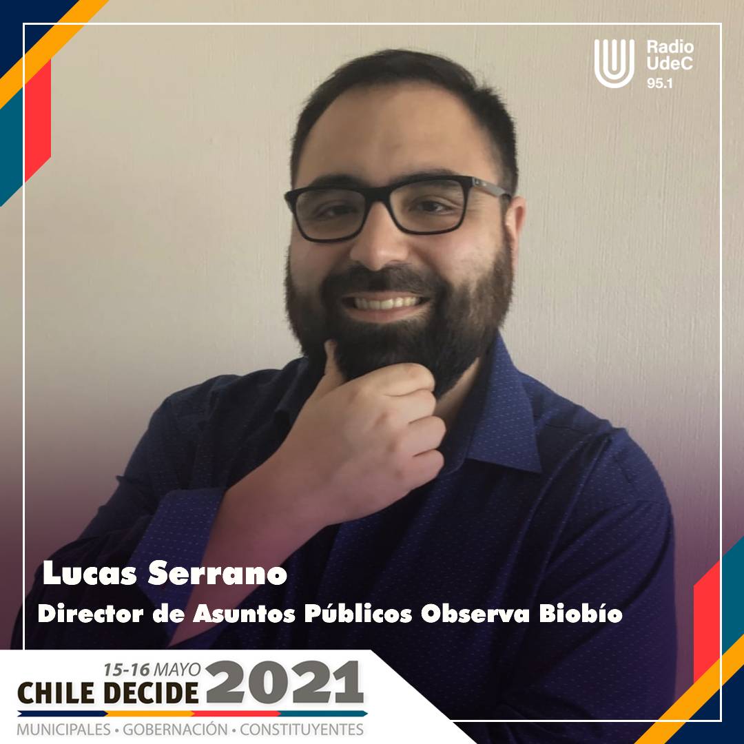 RadioUdeC's tweet photo. AHORA | #ChileDecidexMediosUdeC 

Conversamos con el director de @ObservaBiobio Lucas Serrano en #NuestraPauta.

📻Radio 95.1FM - https://t.co/qfuK5PwYJa https://t.co/x1kLfmfvSy