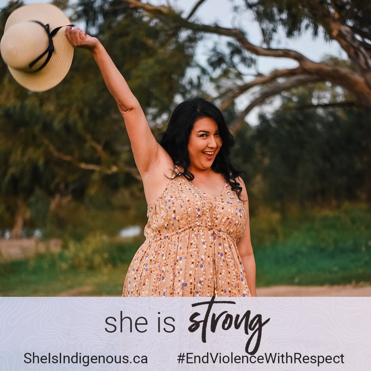 SheisIndigenous's tweet photo. Mum to 3 boys, Marlena moved to Australia &amp; put herself through nursing school. Part of the Wagga Wagga Aboriginal Women’s Group there, she proudly bridges connections between women around the world. 

She is #strong.

#EndViolenceWithRespect #SheIs #Cree #BeaverFirstNation #Dene https://t.co/s3jHEGXzw5