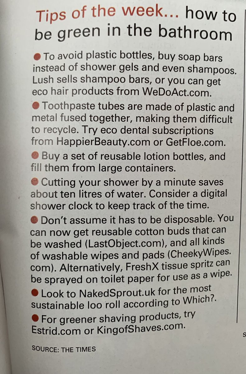 notosingleuse's tweet photo. Tips of the weekโฆ.how to be green in the bathroom. https://t.co/MMxpOuOCtA