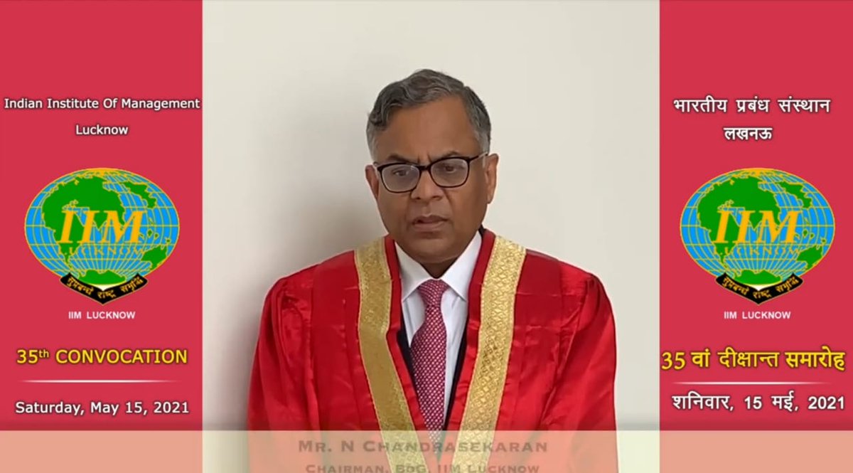 IIML's tweet photo. #IIMLucknow confers Degrees to 646 students
Exceptional times sees exceptional events. For the first time in its history #IIML had an Online Convocation (in view of the current pandemic situation in India).
#IIMLConvocation https://t.co/hyU4dCent2