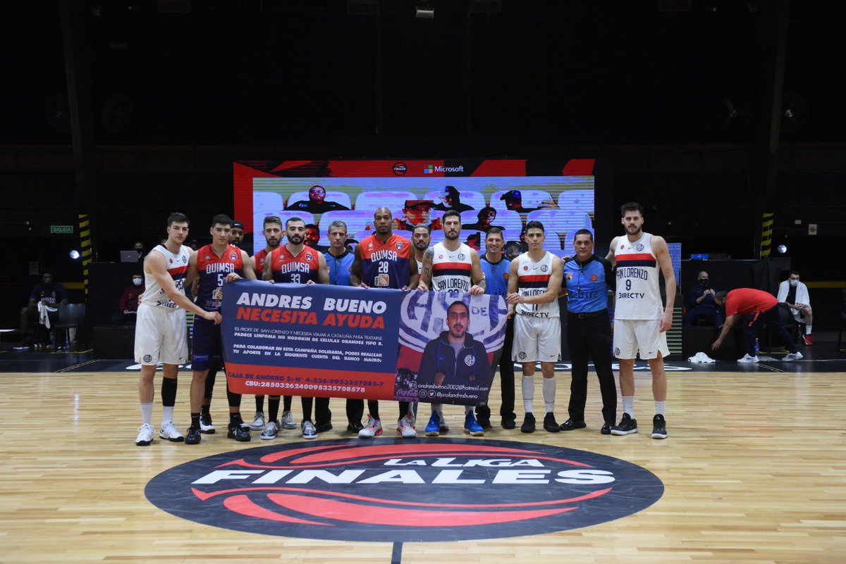CASLABasquet's tweet photo. 🙏 Campaña solidaria por Andrés Bueno, Profe de #SanLorenzo que padece un Linfoma no Hodgkin y debe afrontar un costoso tratamiento para curarse.

Para colaborar:

Caja de ahorro en pesos: N° 4-326-0953357085-7
CBU: 2850326240095335708578 https://t.co/78u4GbTK4m