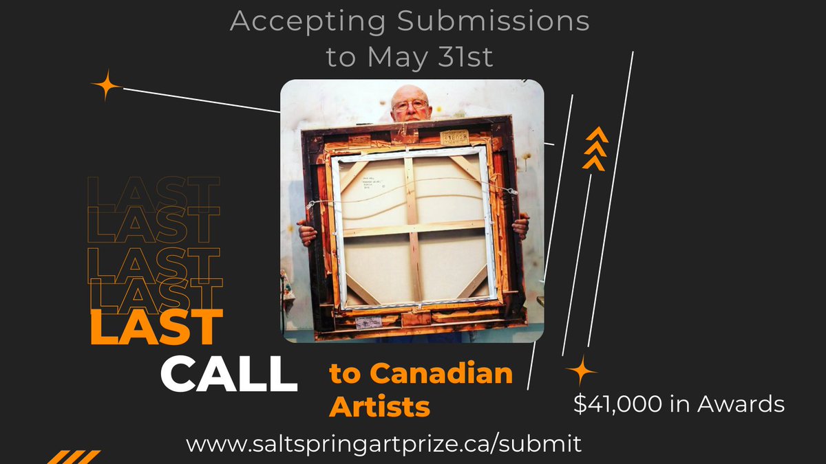 Accepting submissions from Canadain Artists till May 31st! saltspringartprize.ca/submit $41,000 in Awards