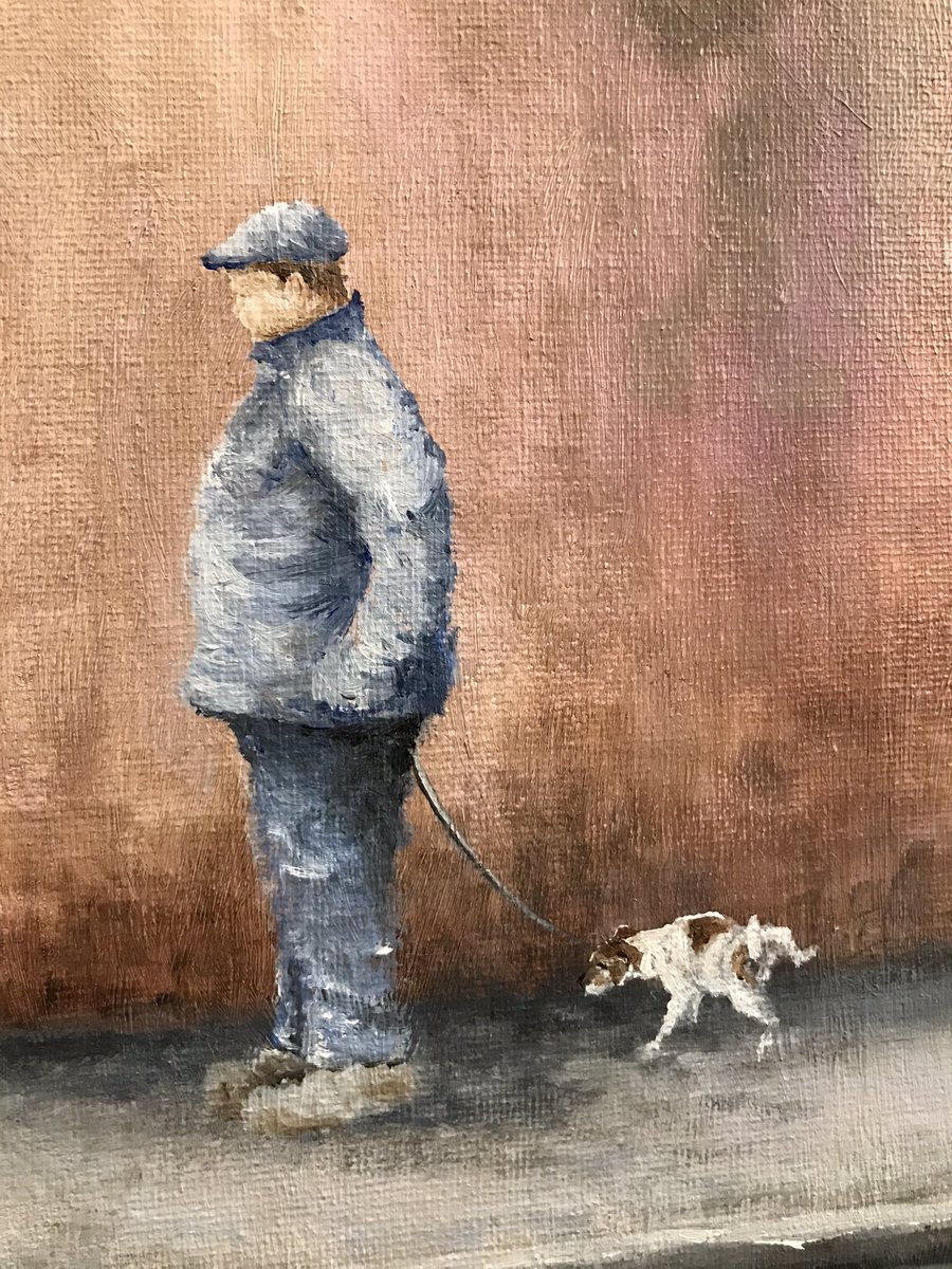 ‘Once round the block’ oil on canvas 👨🏻‍🎨
