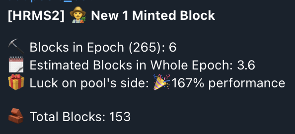 Wiiinnie's tweet photo. Why small #cardano stakepool matter! ๐ฅณ Come stake with #germany based HRMS stakepool! #ada #staking #crypto #blockchain #ada #hermespool https://t.co/UopBDipaLT
