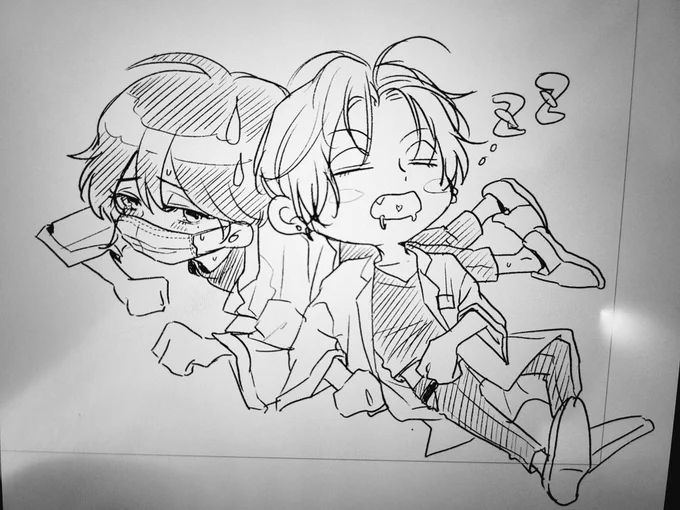 以前フリートに載せたデフォルメりおあやのらくがきです😹
#あまいき 