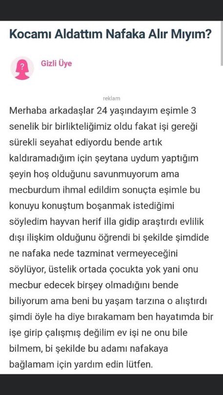 ErolKay06009443's tweet photo. #hakkımıhelaletmiyorum #nafaka Adı altında erkeği köleleştirdiniz!Siz hangi kadınların Haklarını savunuyorsunuz?Farkındamısınız?Eşit hukuk olsa zaten kadın cinayeti kalmaz! #nafaka ya hayır! @RTErdogan @Tudac_der @snmplatformu @ifarukaksu @arabul_mesut @adalet_bakanlik @tcbestepe https://t.co/qcptSBOhSh