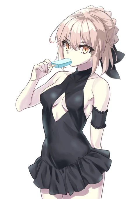 水着セイバーオルタ
 #FGO 