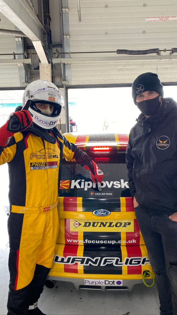 We had a great day supporting <a href="/BrankoKiprovski/">Branko kiprovski</a> at Silverstone today. #VanAdMan