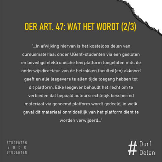 FEA_FRiS's tweet photo. Wat is er juist beslist geweest? 
Vanaf volgend academiejaar mogen oud examenvragen niet meer gedeeld worden worden tussen studenten. Dit zonder enige steun van studenten? https://t.co/jlBkTMLtj1
#DurfDelen #UGent @rvdwalle @ugent https://t.co/qRCWYvaf45