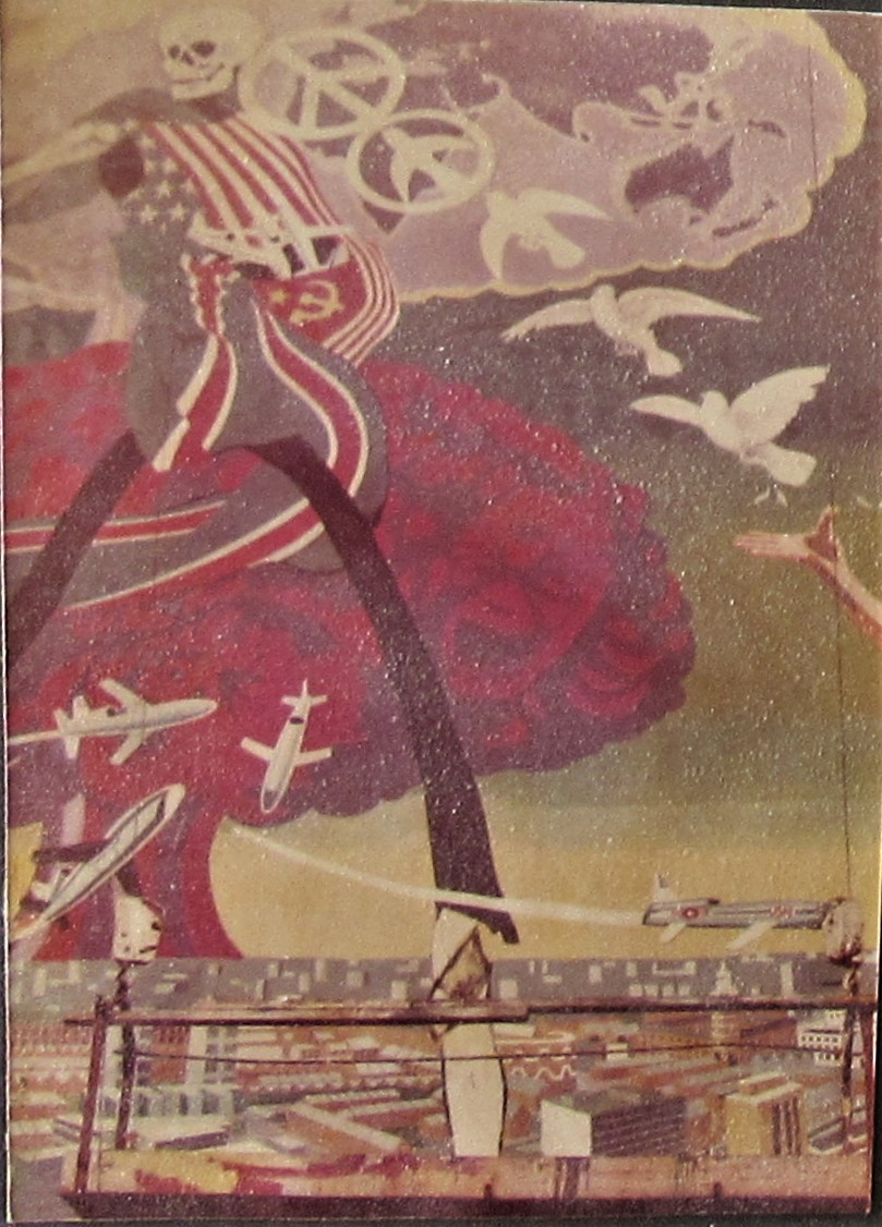 batterseapower's tweet photo. 17th May Nuclear Dawn mural will be unveiled with scaffolding removed just some snagging from a scissors lift to do https://t.co/okQbgacuLq