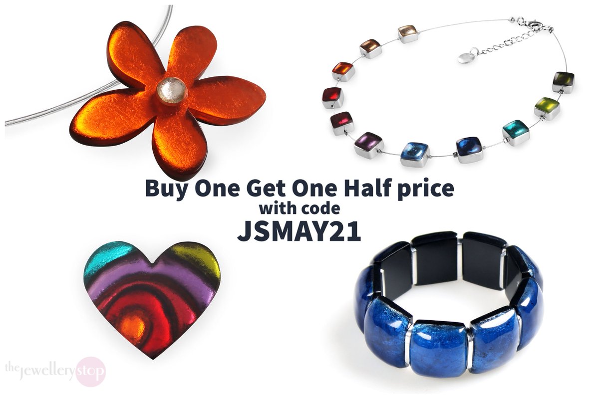 Jewellery_Stop's tweet image. Online only until 23rd May, buy 1 get 1 half price. For every 2 items in a single order, the lowest priced items will get a discount of 50%. Use code "JSMAY21". #costumejewellery #jewellery #specialoffer #shopping #onlineshopping #womensfashion #giftsforher #shopsmall #ShopLocal