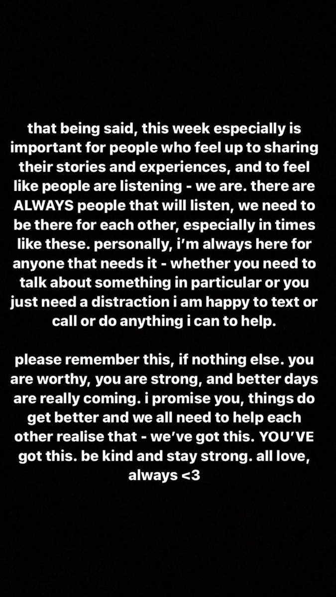 posted this on my instagram story but it can stay here, too. #MentalHealthAwarenessWeek2021 💚