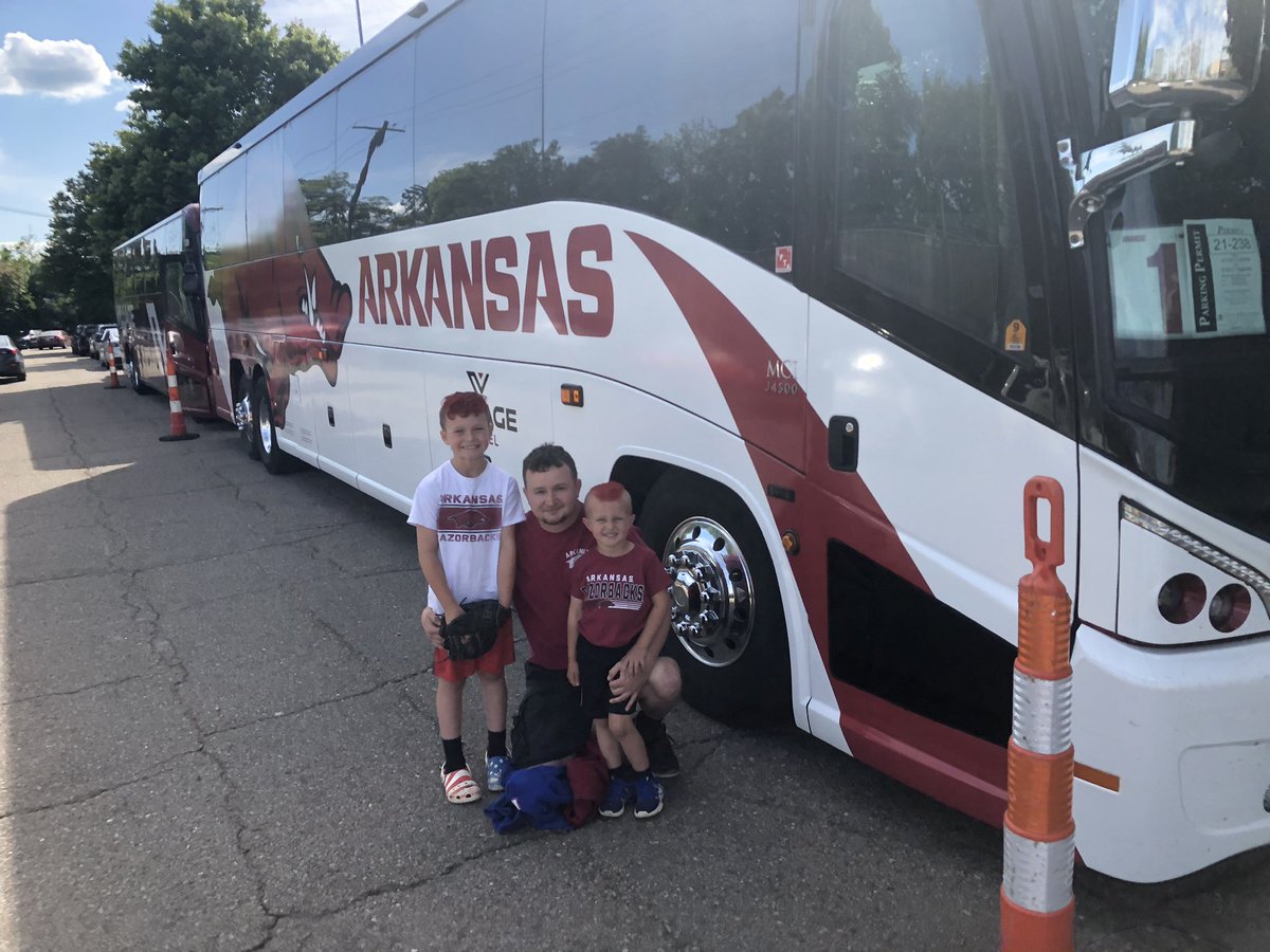 Garrett McKamie (@gmack917) on Twitter photo First Razorback game in person and man what a game...<a href="/__robertmoore_/">Robert Moore</a> thanks for the wave during batting practice they were tickled to death. <a href="/CF13_/">Christian Franklin</a> you had them going crazy with that catch! Good luck today State Championships Sat/Sun or we would come back for game 2 and 3! WPS 🐗 First Razorback game in person and man what a game...<a href="/__robertmoore_/">Robert Moore</a> thanks for the wave during batting practice they were tickled to death. <a href="/CF13_/">Christian Franklin</a> you had them going crazy with that catch! Good luck today State Championships Sat/Sun or we would come back for game 2 and 3! WPS 🐗