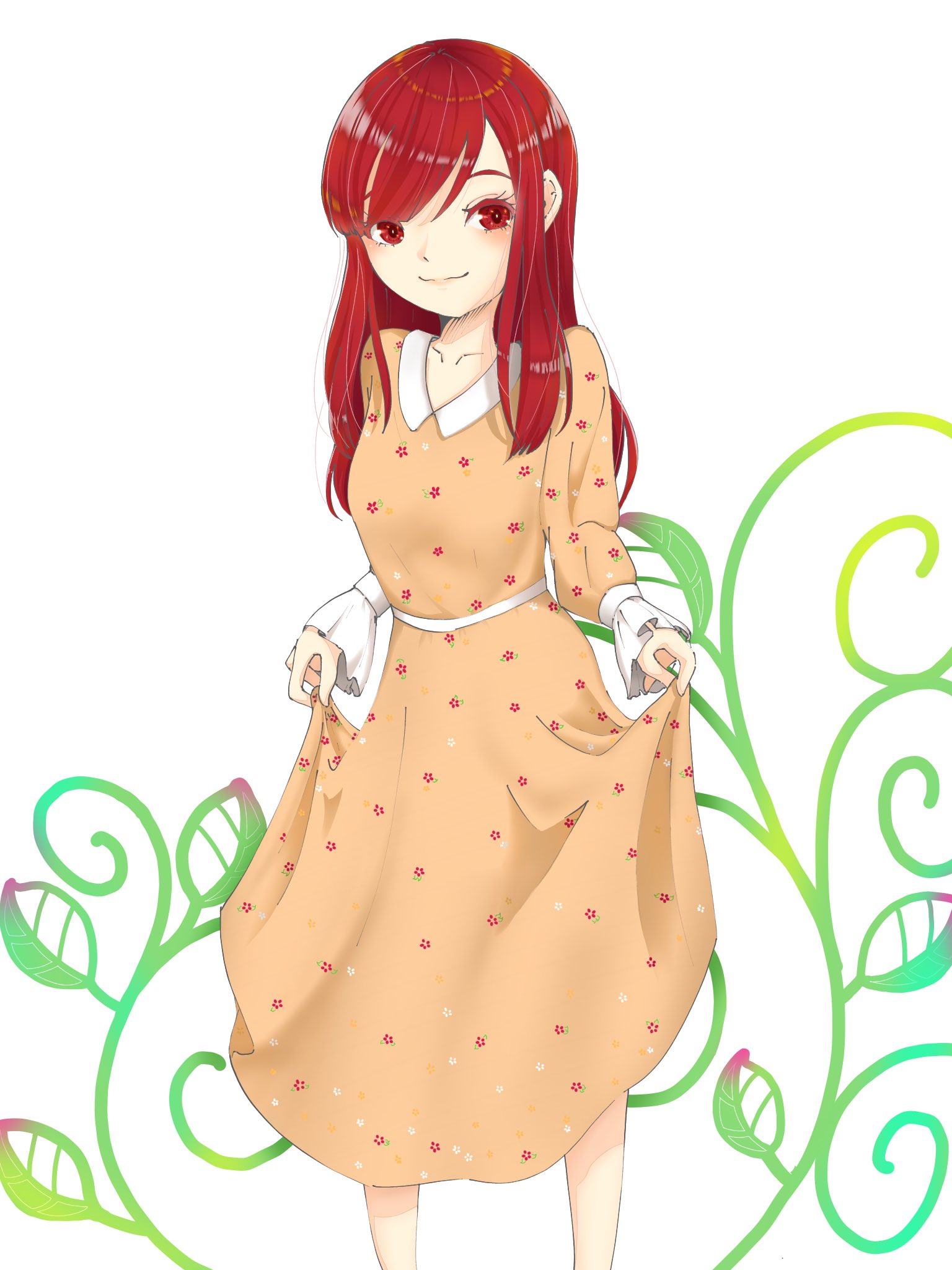 池田こん ワンピース女子 イラスト ワンピース イラスト好きと繋がりたい 女の子イラスト 女の子 T Co Ly8i4js0qr Twitter