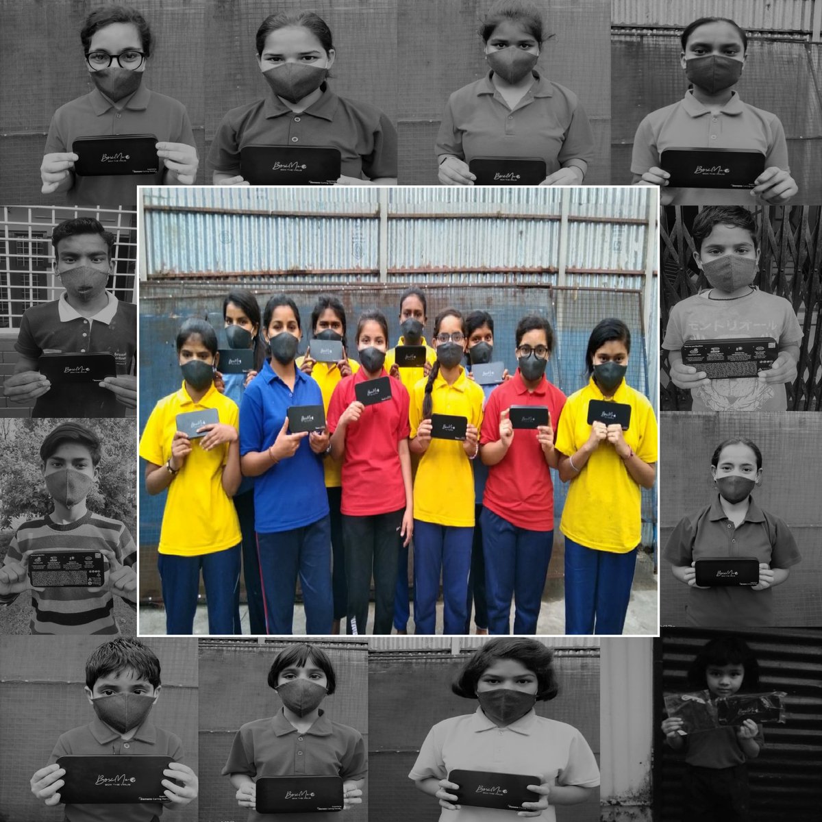 AasraaTrust's tweet photo. @BoxMeo donated 3000 BoxMeo Celsius kits to our children for better #Covid_19 protection
Their sustainable &amp; alternative mask disinfection method is revolutionary &amp; much needed to fight the #CoronaSecondWave
Thanks for making it reach the most vulnerable! 
#safewithboxmeo https://t.co/X6Oi8bu56L