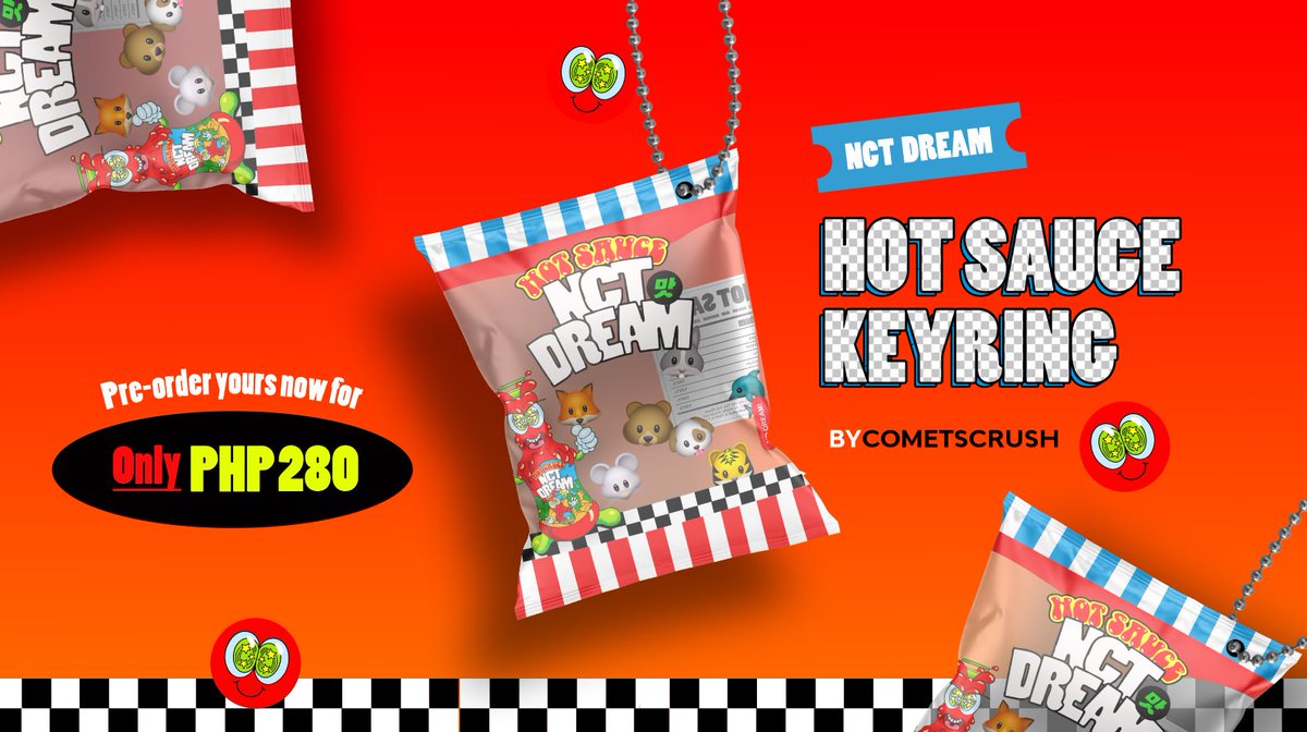 cometscrush's tweet photo. ⭐️ Shop til you drop with our brand NEW RELEASES for the month of MAY! ⭐️

☑ #NCTDREAM Hot Sauce Keyring
☑ #THEBOYZ Stealer Keyring
☑ #DAY6 The Book of Us Keyring
☑ Find your #TREASURE Holo Keyring
☑ #ENHYPEN Holo Keyring 

Pre-order yours now at https://t.co/1XyKEUSXFY 🛒🛍 https://t.co/PiQ59ZY5js