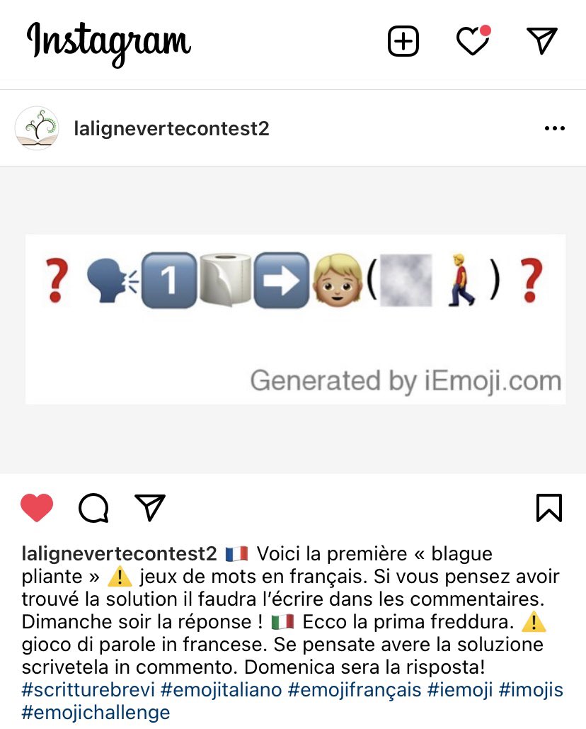 FChiusaroli's tweet photo. #cosebelle di #emojitaliano #scritturebrevi #pinocchiocorre #emoji 🏃‍♂️ https://t.co/kDP2paVvOT