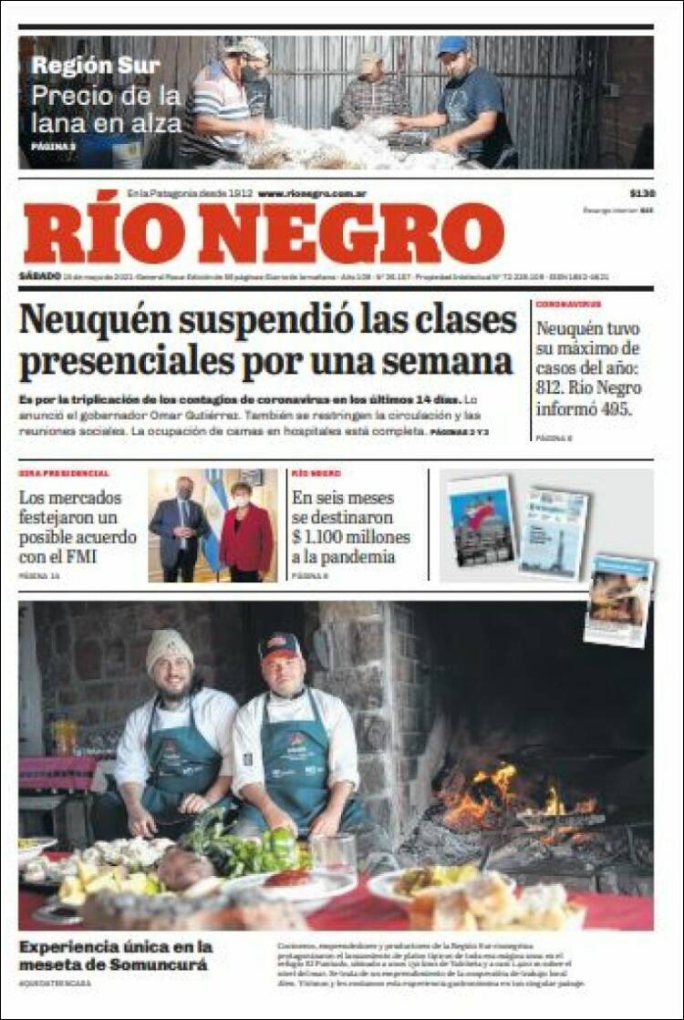 Ronda de periodistas en <a href="/Cadena3Com/">Cadena 3 Argentina</a> 
Las principales noticias de "Informados" con:
<a href="/vmaslup/">Vero Maslup</a> en Rosario.
<a href="/RosaliaCazorla/">Rosalía Cazorla</a> desde Tucumán.
En Santa Fe <a href="/pipyriveroc3/">Roberto Rivero</a> 
<a href="/LuisOmarCastro/">Luis Omar Castro</a> desde Mza.
Elisa Zamora en Salta.