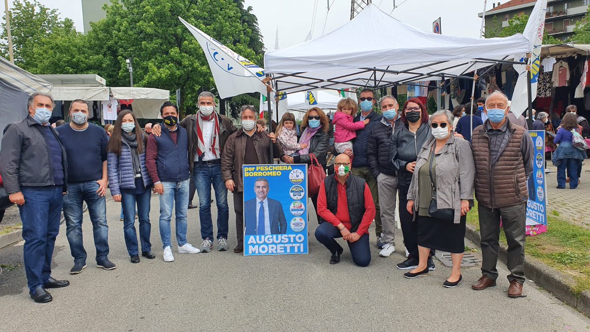 BorromeoLega's tweet photo. Mattinata di gazebo Lega a Peschiera Borromeo... a sostegno del candidato sindaco @AugustoMoretti6 ! 💪
#PeschieraBorromeo
#Lega
#AugustoMoretti https://t.co/BrSrfWVv0Q