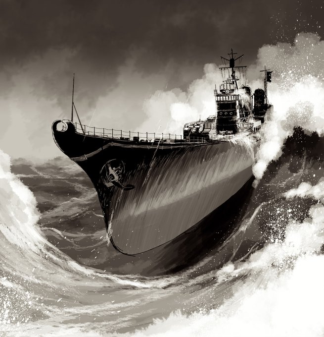 「軍艦 第二次世界大戦」のTwitter画像/イラスト(新着)｜4ページ目