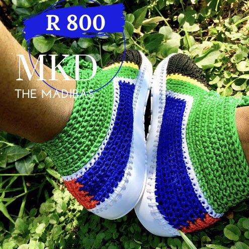 MamaKeaDesigns's tweet photo. #MKDFootwear stands behind our Queen  #NatashaForMissUniverse raising our flag high 🇿🇦 ...Get your pair of of MKD #Madiba Edition   Visit us on Takealot FREE DELIVERY NATIONWIDE https://t.co/Rqqkd0J6I6 🚚 #DJSBU https://t.co/XHQFFa9SNf