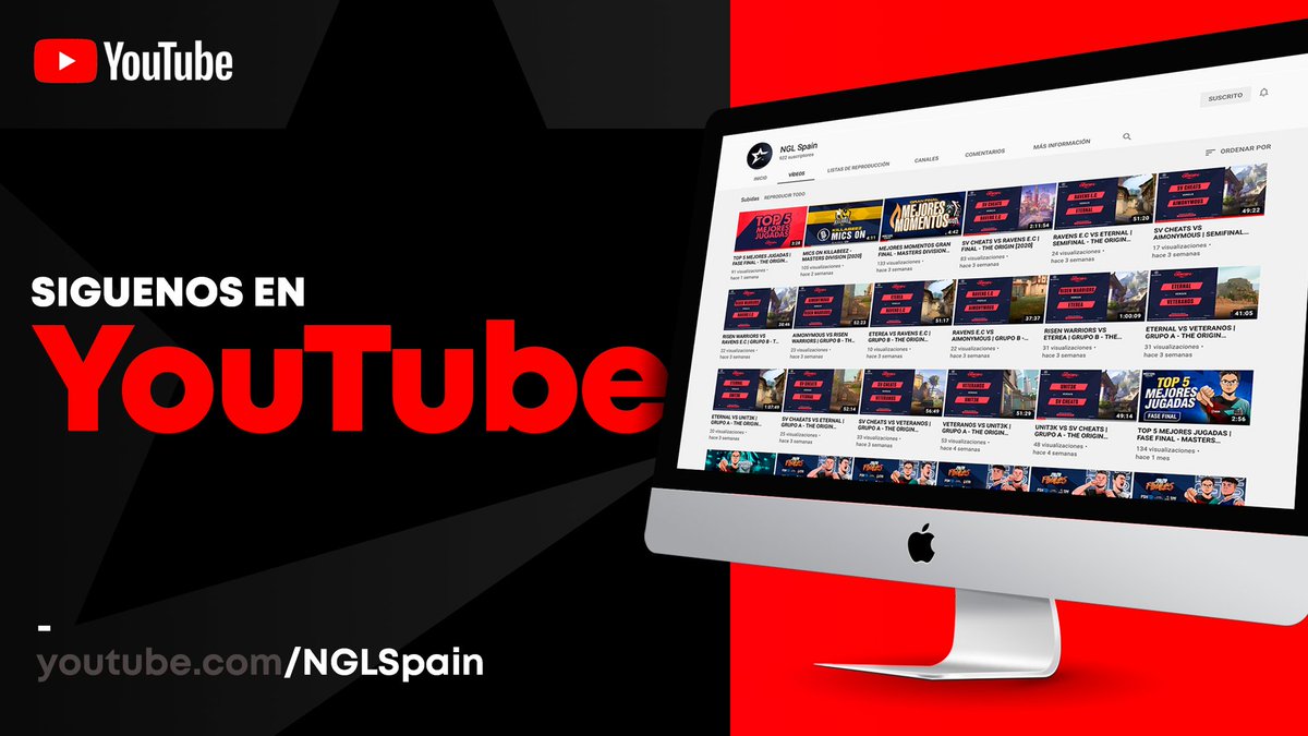 NGLSpainCOD's tweet photo. ¿Queréis ver los partidos de #MastersDivision5? 👀
Los podéis encontrar en nuestro canal de YouTube. ⬇️
📺 https://t.co/ZGV4L14SJa https://t.co/W2PgwfFz2d