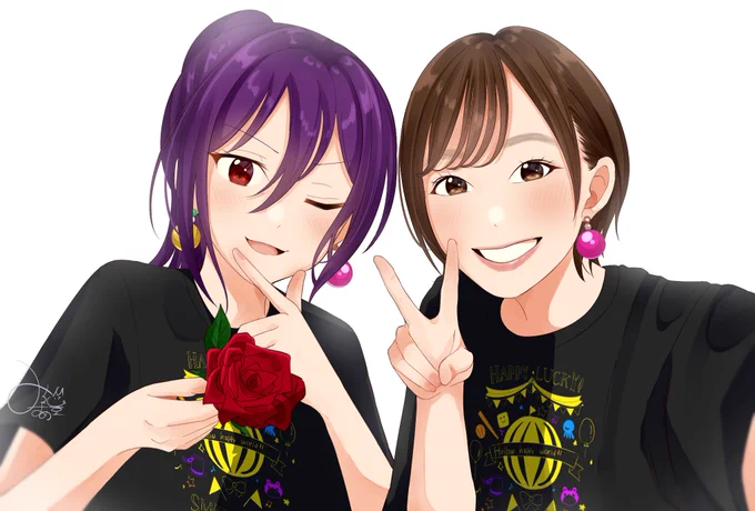 田所あずさ×瀬田薫

 #バンドリ 