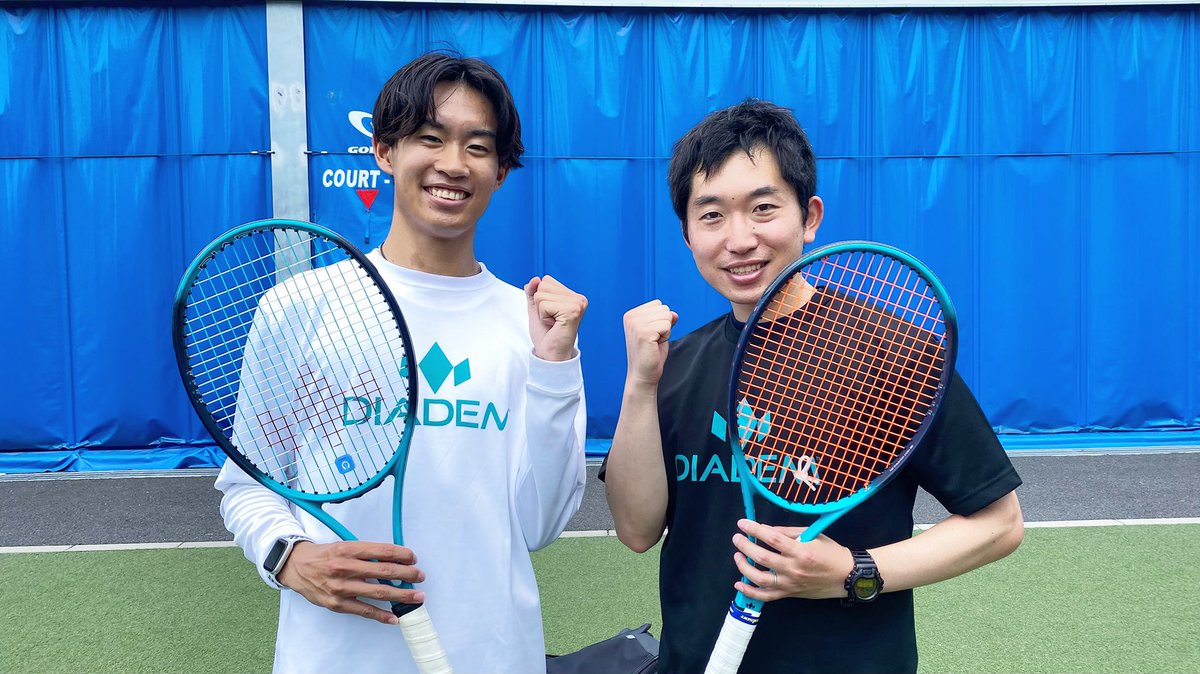 【 DIADEM PR 】

本日とあるイベントにお邪魔させていただいたのですが、なんとなんとDIADEMもしている方にお会いしてしまいました！💎🔹

仲間内でも使用している方もいるとのこと、DIADEMの名が少しでも広まってるようで嬉しいですね😃

DIADEMユーザー集めて練習とかしてみたいですね🎾