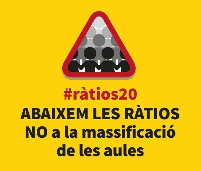 MHoraris's tweet image. Un dels grans temes pendents en #educacio #Ratios!!!!!!
Recordeu la campanya del #2017? Hi tornem? 
Ara és una gran oportunitat amb la disminució constant de la #natalitat
@AinaCabau @affac_cat