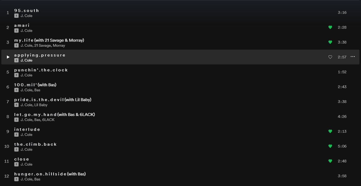 mrdaz1992's tweet photo. @Ajay_Sidhu @JColeNC @lfctomj @timwhitehead7 @JagenUnderwood ngl bit disappointed - thought the best song was already released ages ago the climb back, only really like these 5, rest of em feels like he's bitin other peoples styles too much or rappin like monotone :/ like amari is good but thats 100% a roddy rich song https://t.co/kcsWjGdaBI