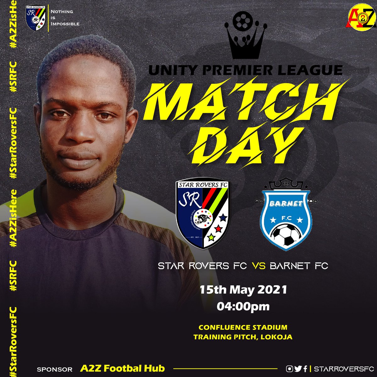 MoondayFA's tweet photo. Last home game of the season!!
Let's wrap it up with 3οΈβ£ points guys πͺπΎ
.
.
#SRFC #A2ZisHere #unityleague21 #africanfootball #africa #football #AquaGoat #FACupFinal https://t.co/xg9R2MHK0J