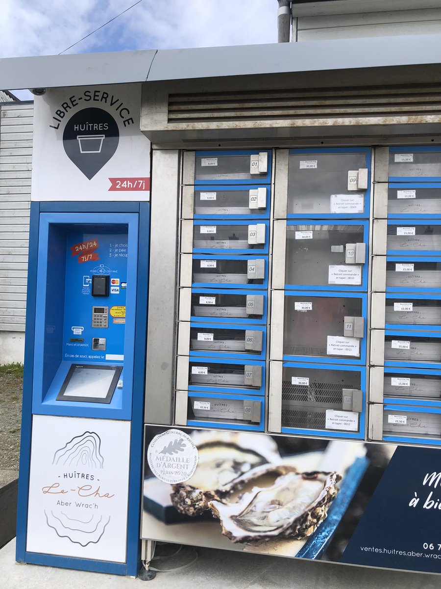 Hey @TourDeJose I see your cheese vending machine and raise you this 24/7 oyster vending machine 😆