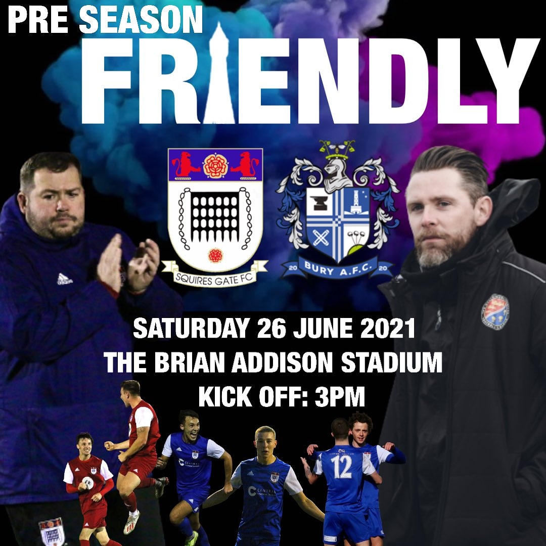 🆚️ | 𝐁𝐮𝐲 𝐲𝐨𝐮𝐫 𝐭𝐢𝐜𝐤𝐞𝐭𝐬 𝗡𝗢𝗪! 

Not got your tickets for our game against @OfficialBuryAFC yet? What are you waiting for!

Get yours now👉 bit.ly/3bpEmAD

🔷️ #ForOurSquiresGate