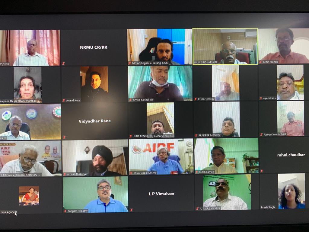 NCC meeting of Indian affiliates of ITF held today at 15 hrs through VC....🙏🚩🚩🚩🚩
<a href="/ShivaGopalMish1/">Shiva Gopal Mishra</a> @AIRF15853780 <a href="/airfindia/">AIRF</a>
