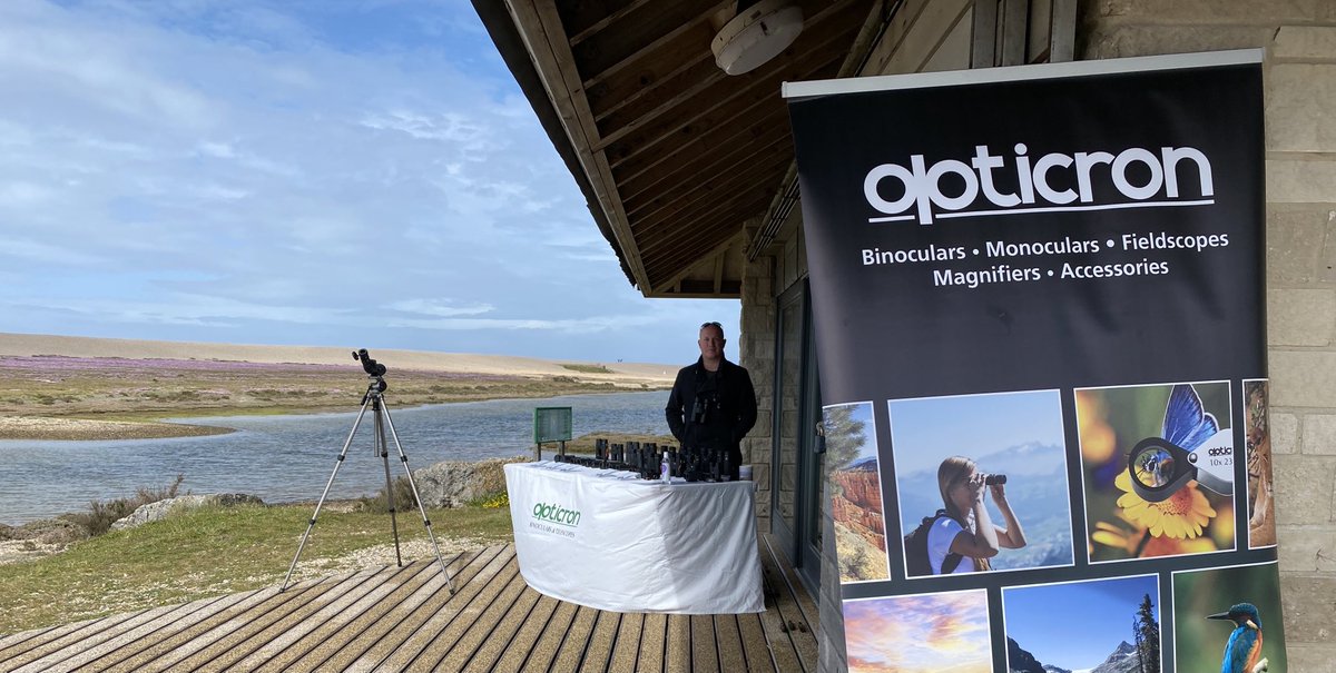 mkativusmith's tweet photo. Rob from Opticron is at the Chesil Beach Centre today offering expert advice on binoculars and scopes. A great spot to try them out before you buy. All Profits from the day support our conservation work. #dwtwey #dorsetwt ⁦@opticronuk⁩ ⁦@DorsetWildlife⁩ https://t.co/8reZcI0E39